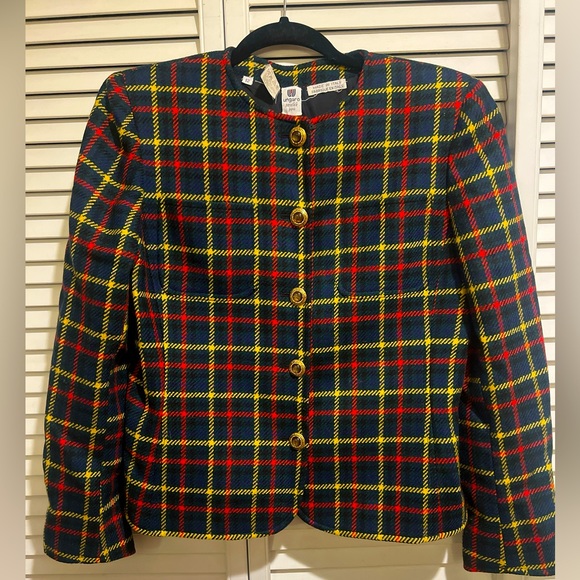 Emanuel Ungaro Jackets & Blazers - Vintage Ungaro Plaid Blazer